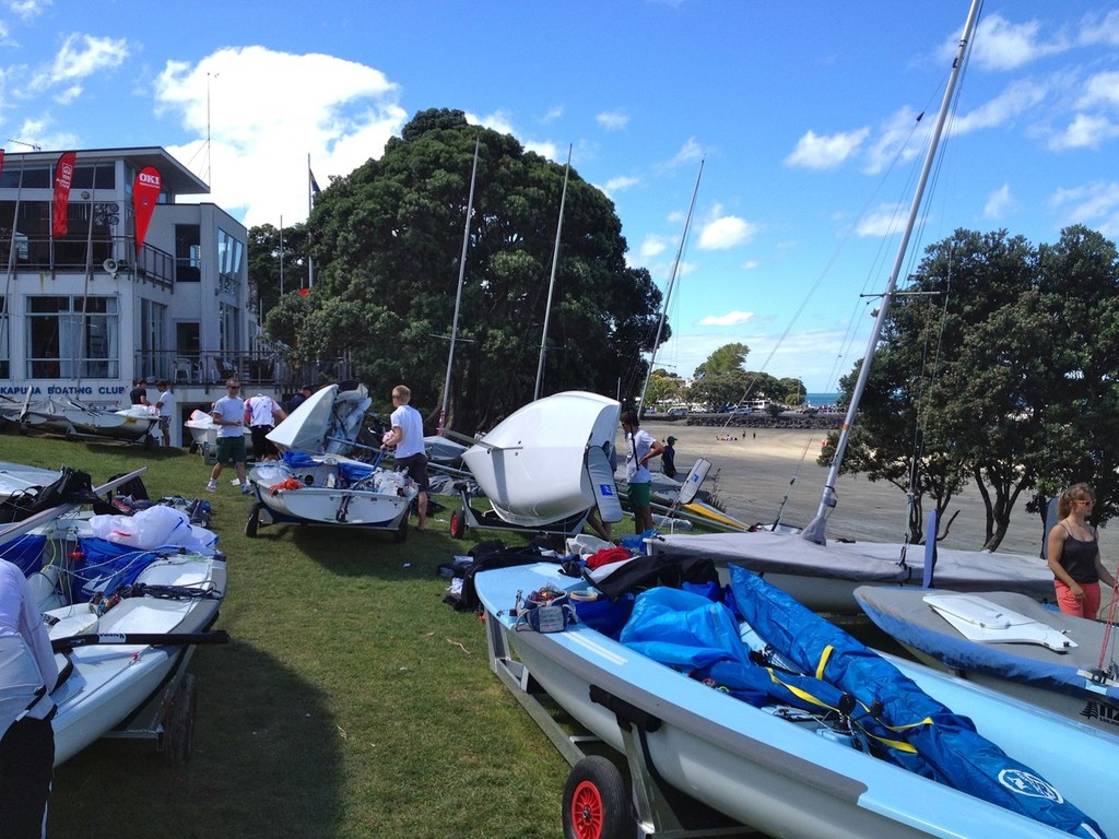January 26, 2012 470Y-71 - World 470 Youth Championships - Takapuna, New Zealand © Richard Gladwell www.photosport.co.nz